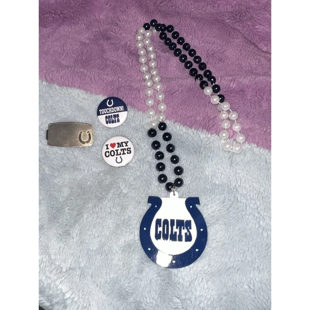 Colts NFL Pins, Anson Money Clip, Necklace Memorabilia‎